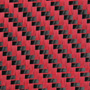 碳纤维2/2斜纹3k 210g 1m宽幅 红色